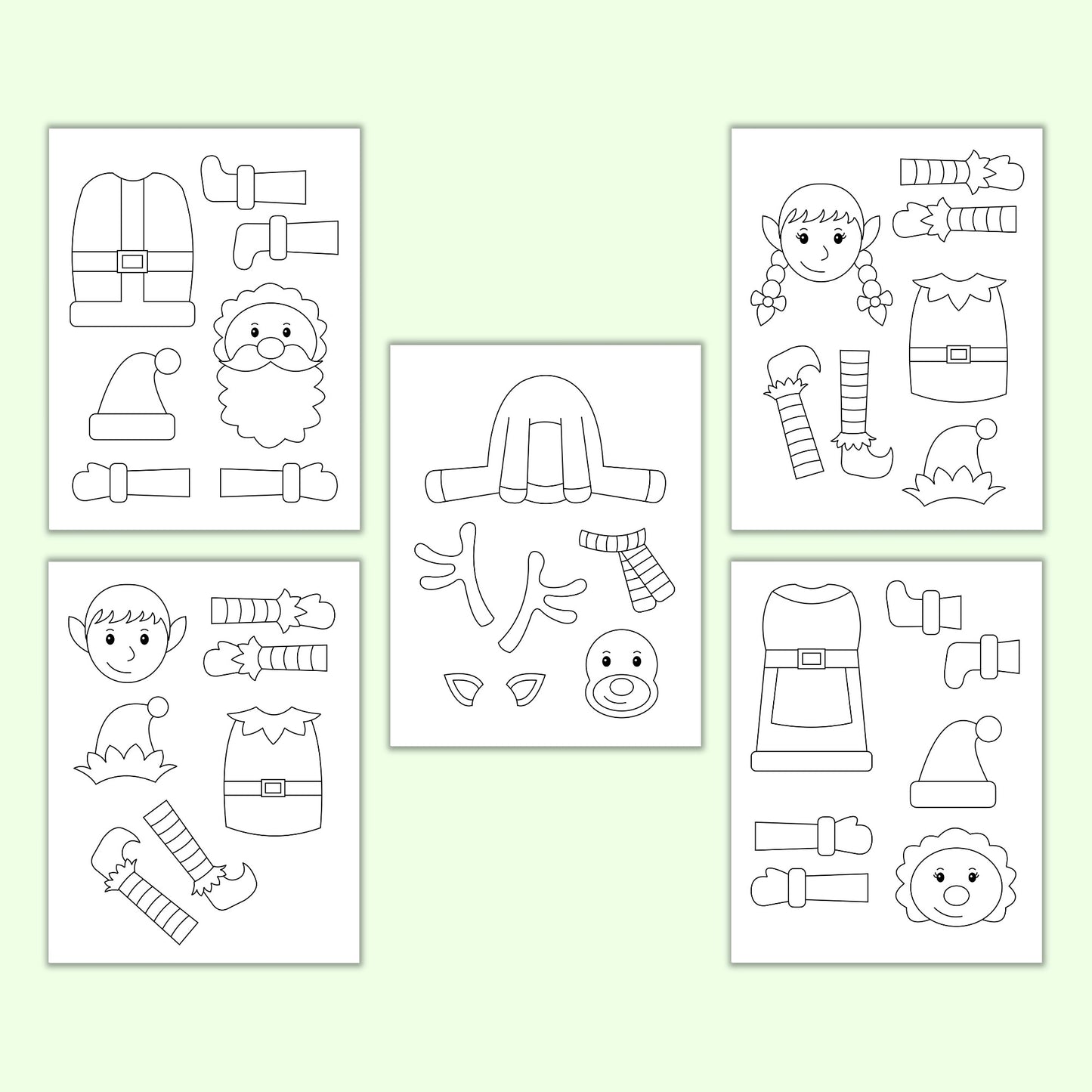 Christmas Build a Craft Bundle