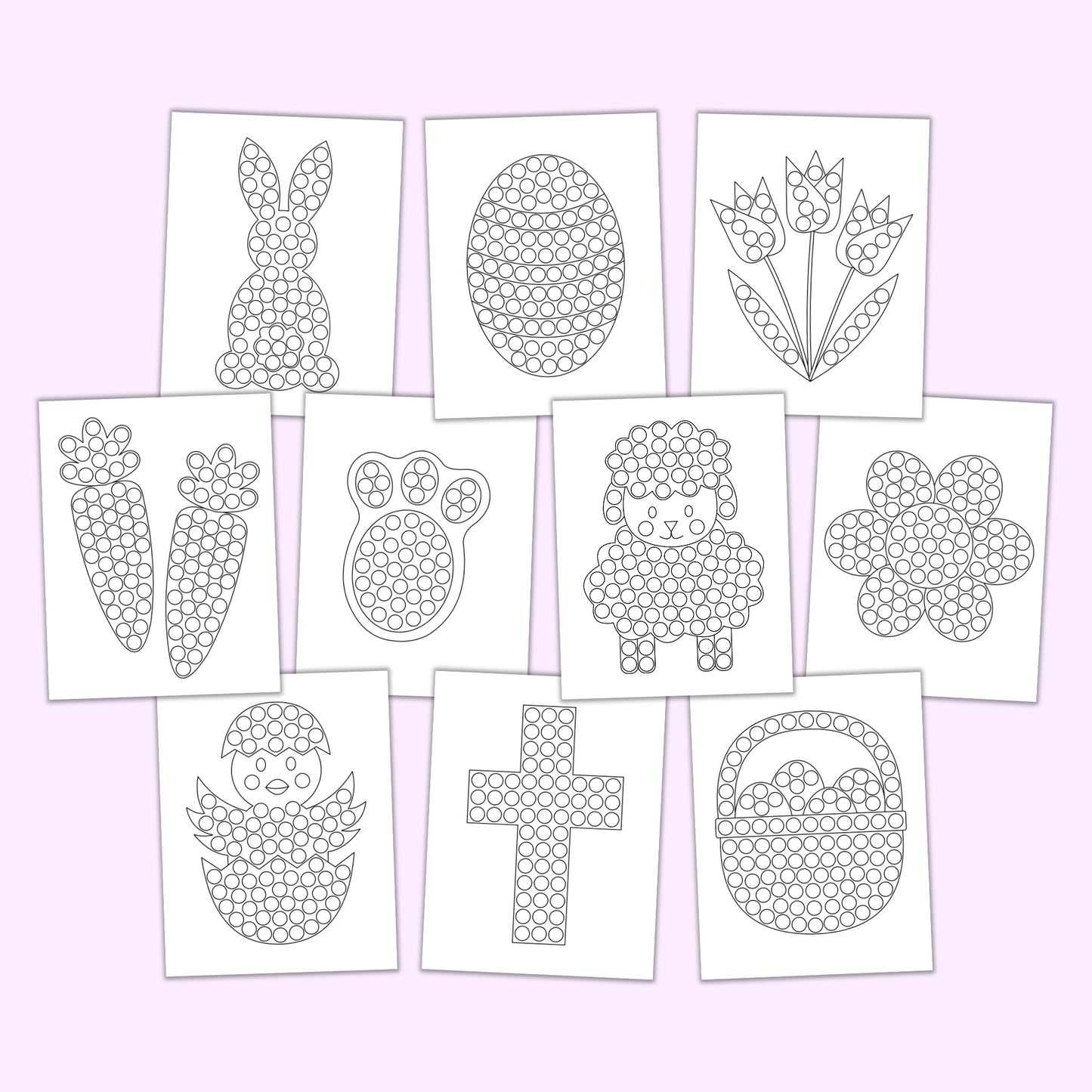 Easter Dot Marker Pages