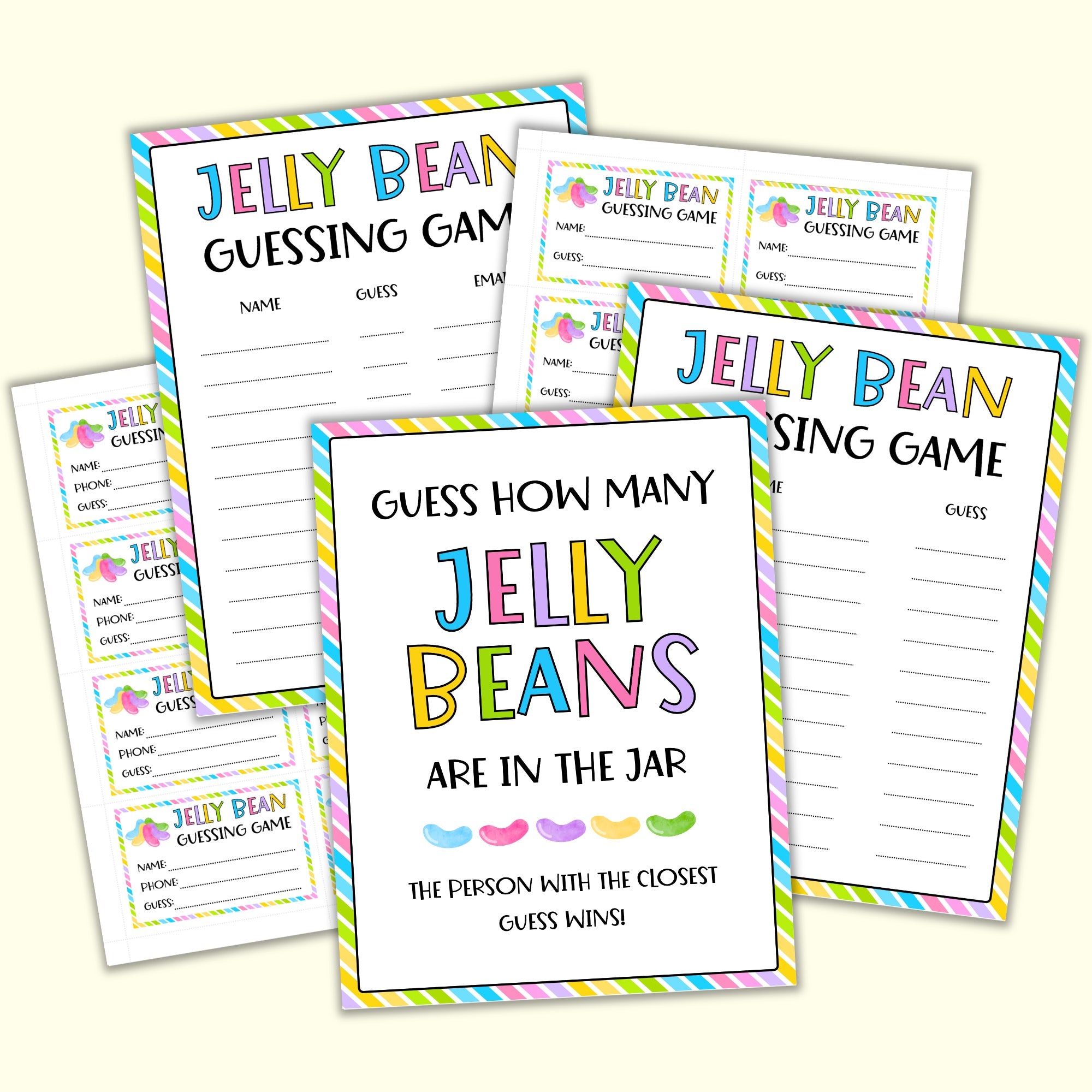 jelly bean guessing game