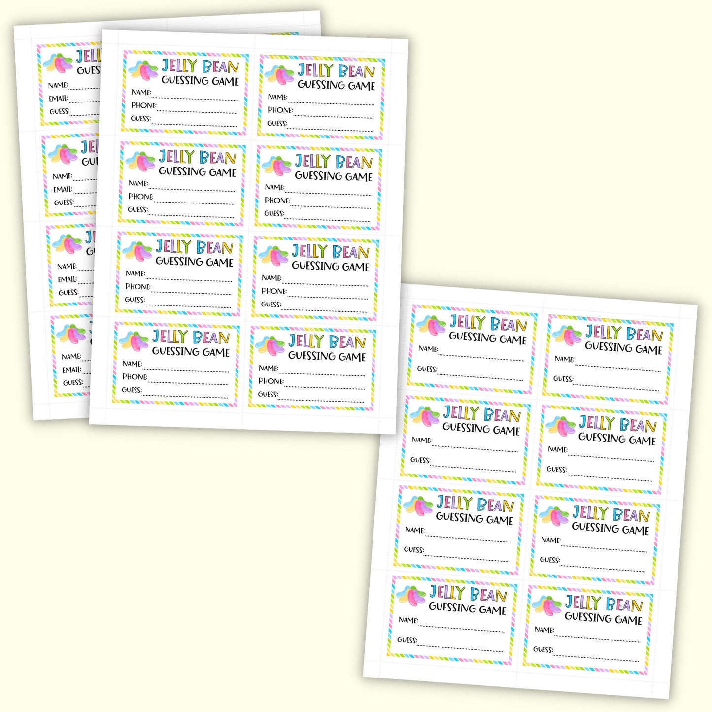 Jelly Bean Guessing Game