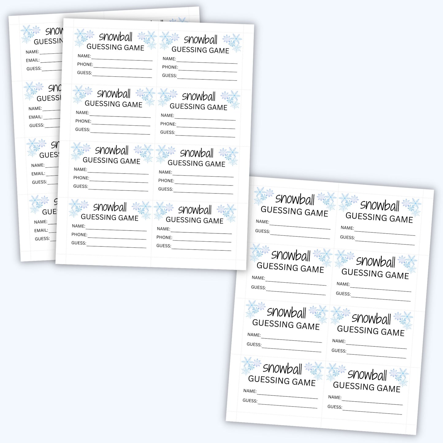 Snowball Guessing Game