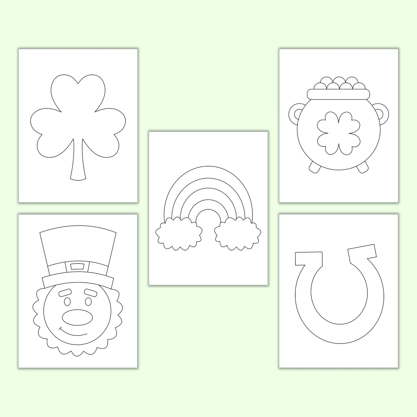 St Patrick's Day Torn Paper Craft