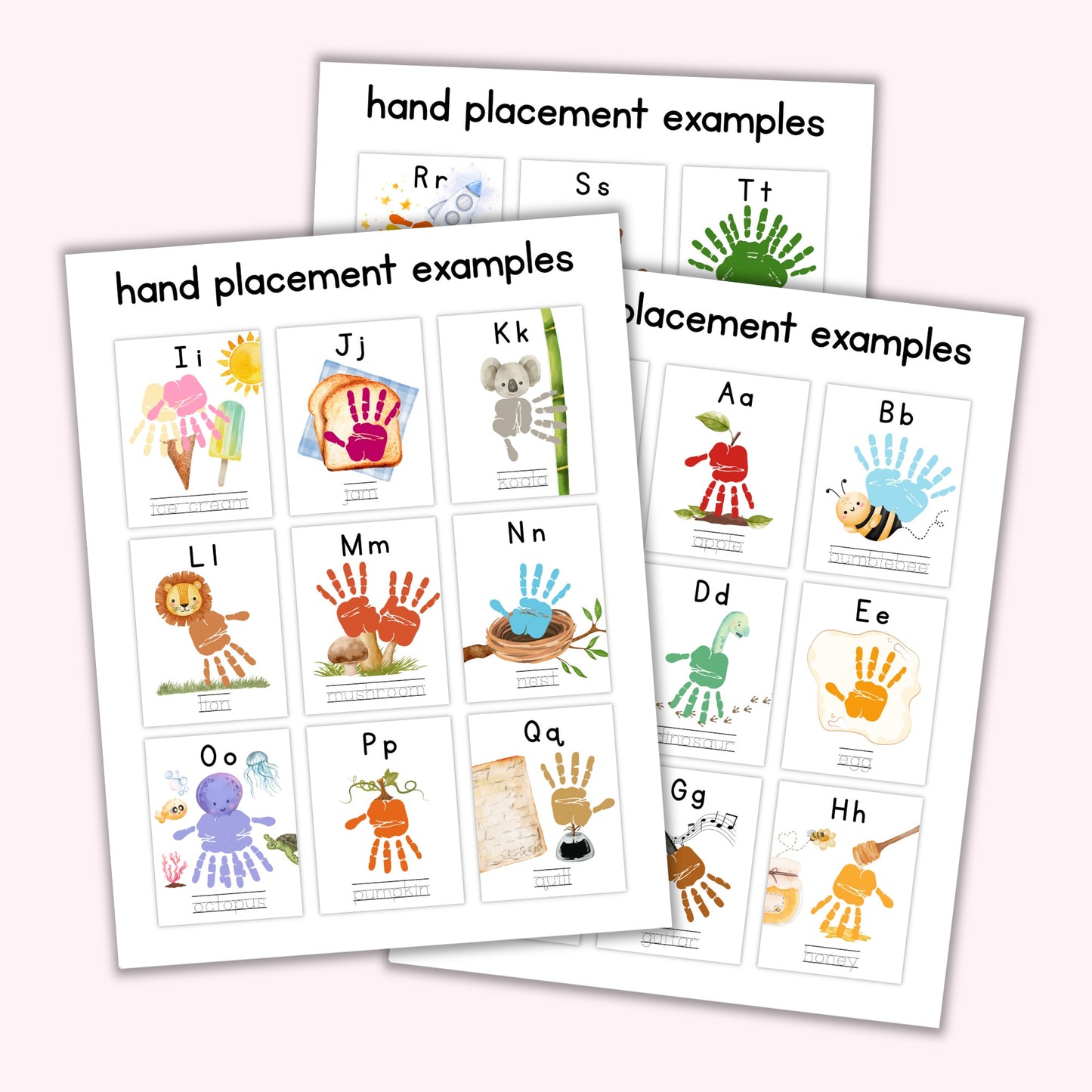 Alphabet Handprint Book