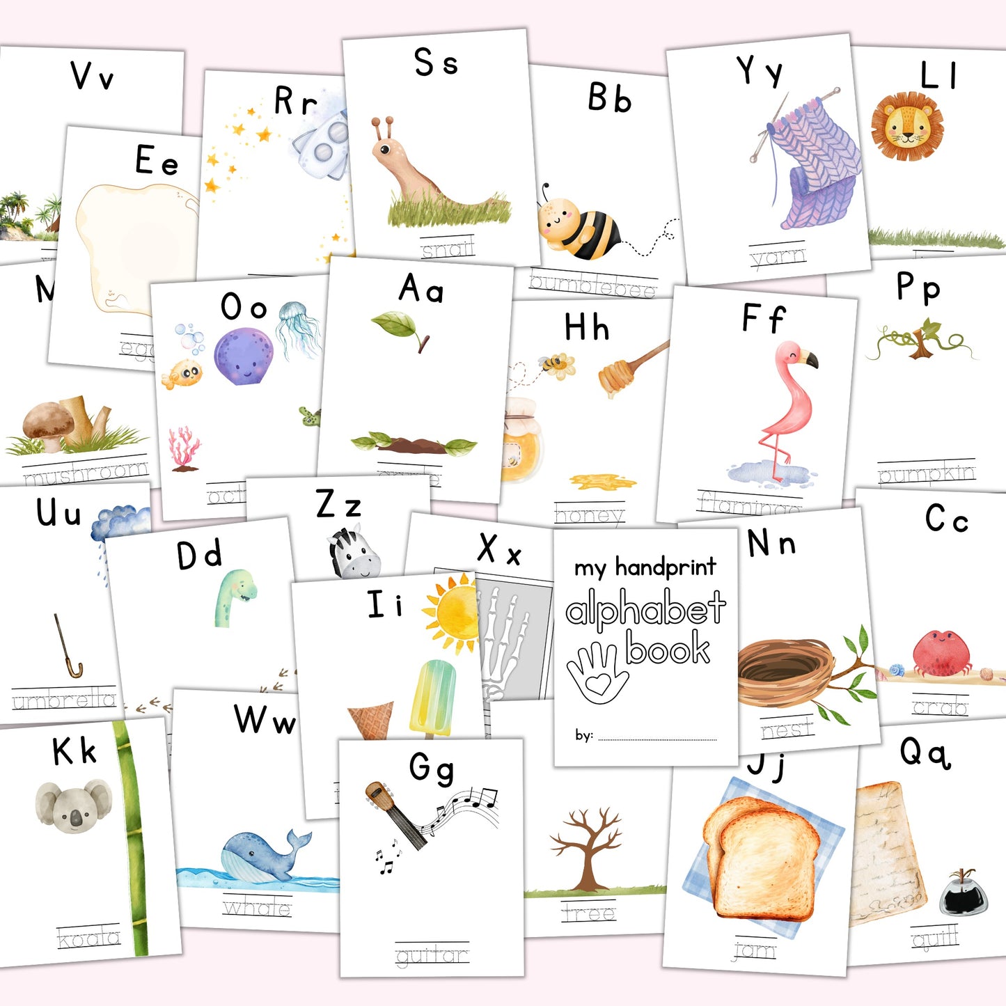 Alphabet Handprint Book