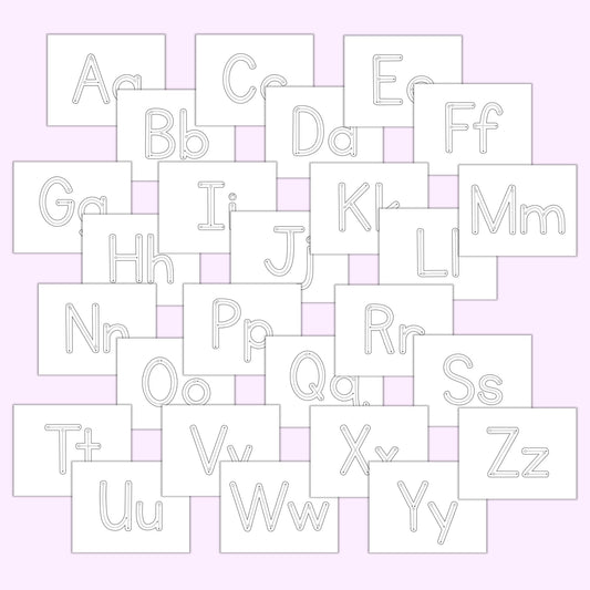 Alphabet Tracing Sheets