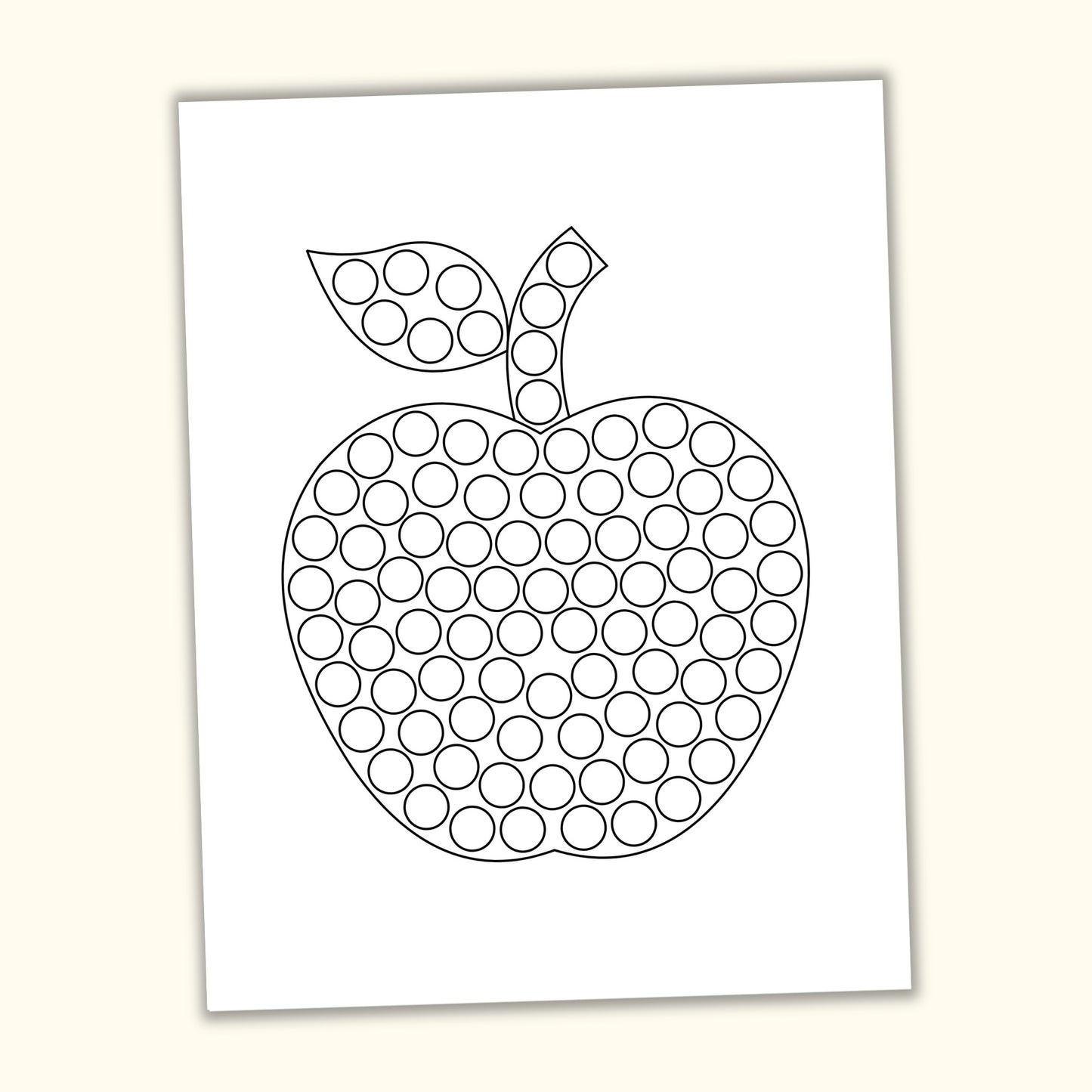 Back-to-School Dot Marker Pages