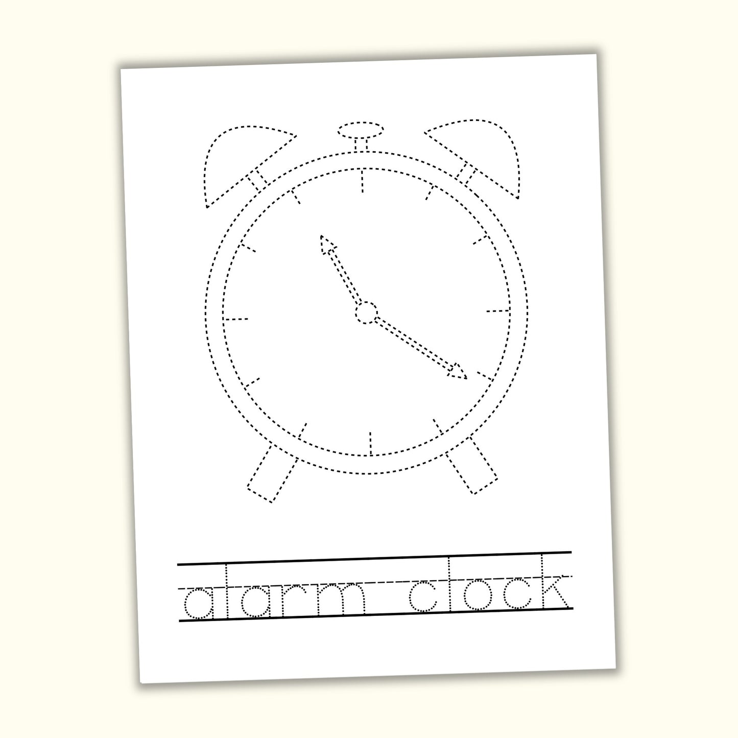 Back-to-School Tracing Worksheets