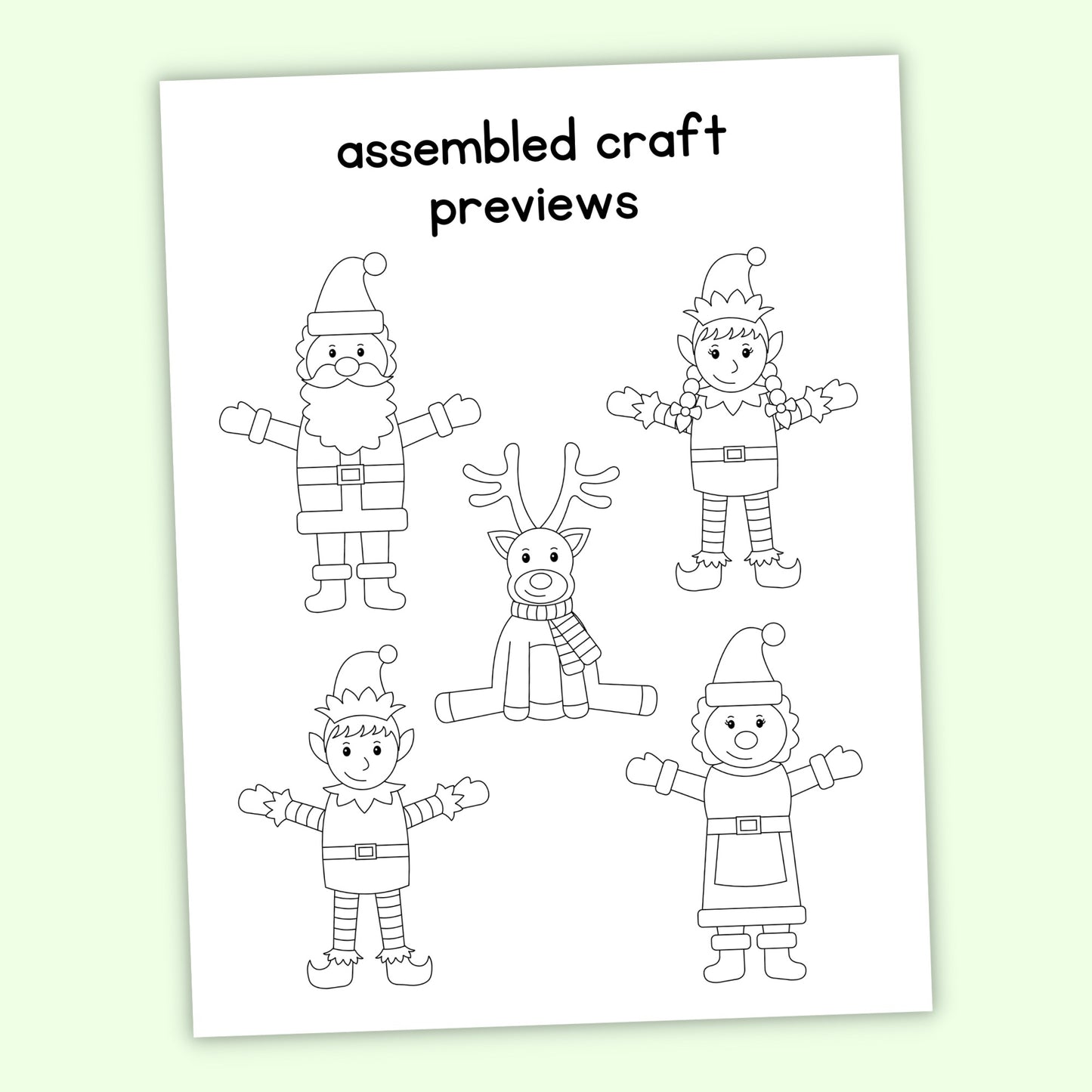 Christmas Build a Craft Bundle