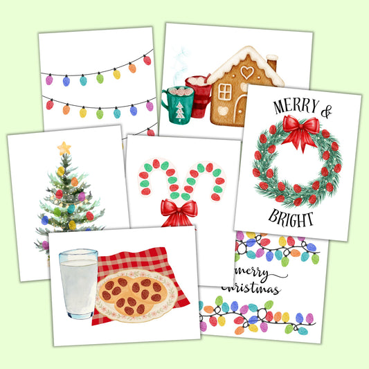 Christmas Fingerprint Art Bundle