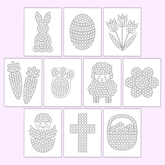 Easter Dot Marker Pages