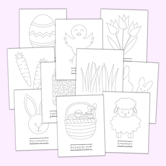 Easter Tracing Worksheets