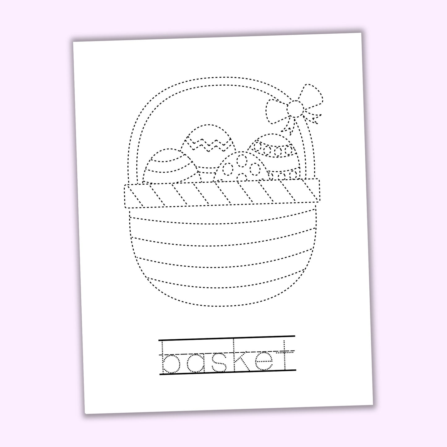 Easter Tracing Worksheets