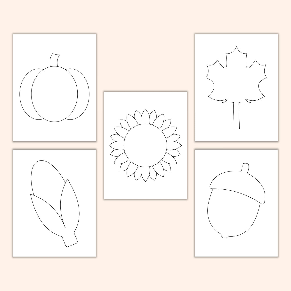 Fall Torn Paper Craft