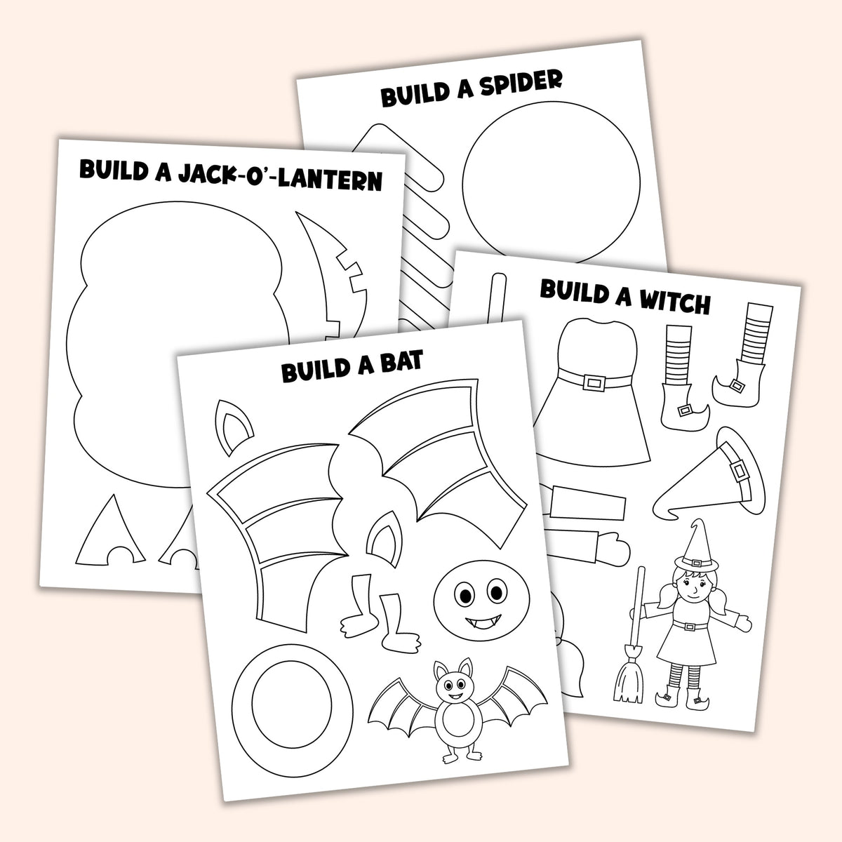 Halloween Build a Craft Bundle