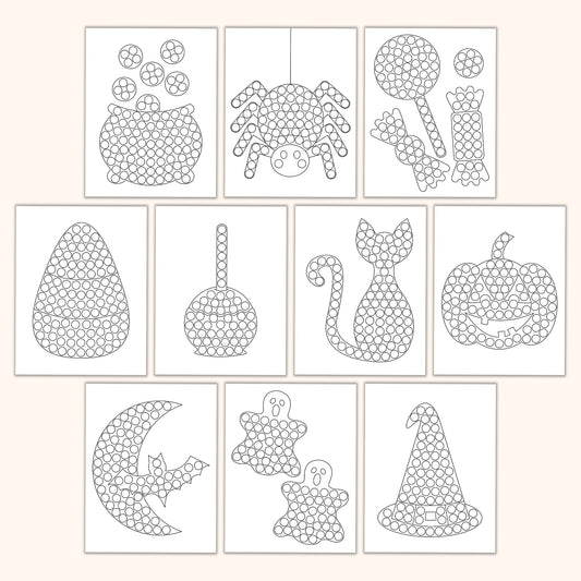 Halloween Dot Marker Pages