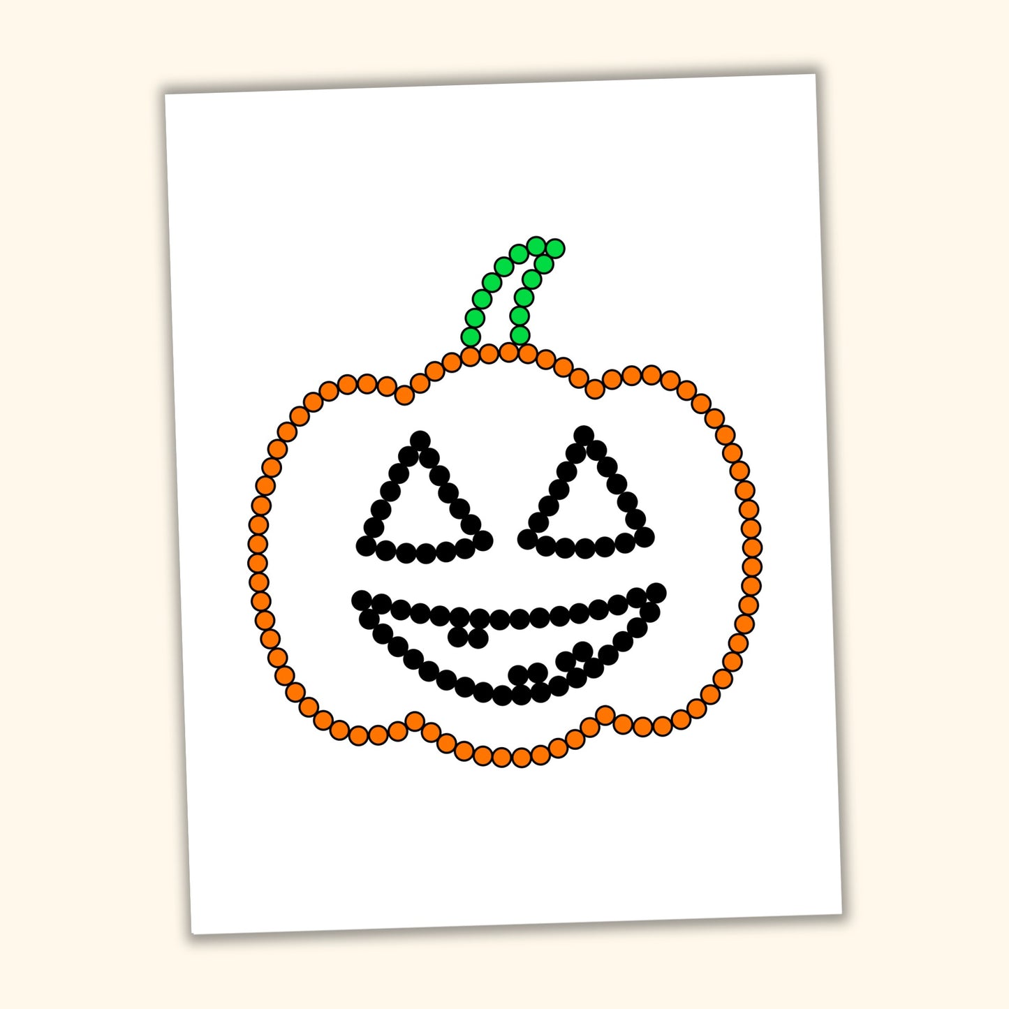 Halloween Q-Tip Sheets