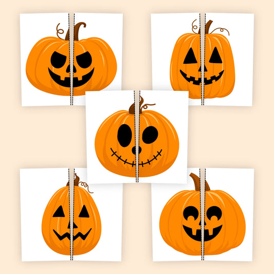 Jack-o'-Lantern Matching Game
