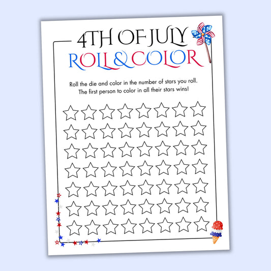 4th of July Roll & Color