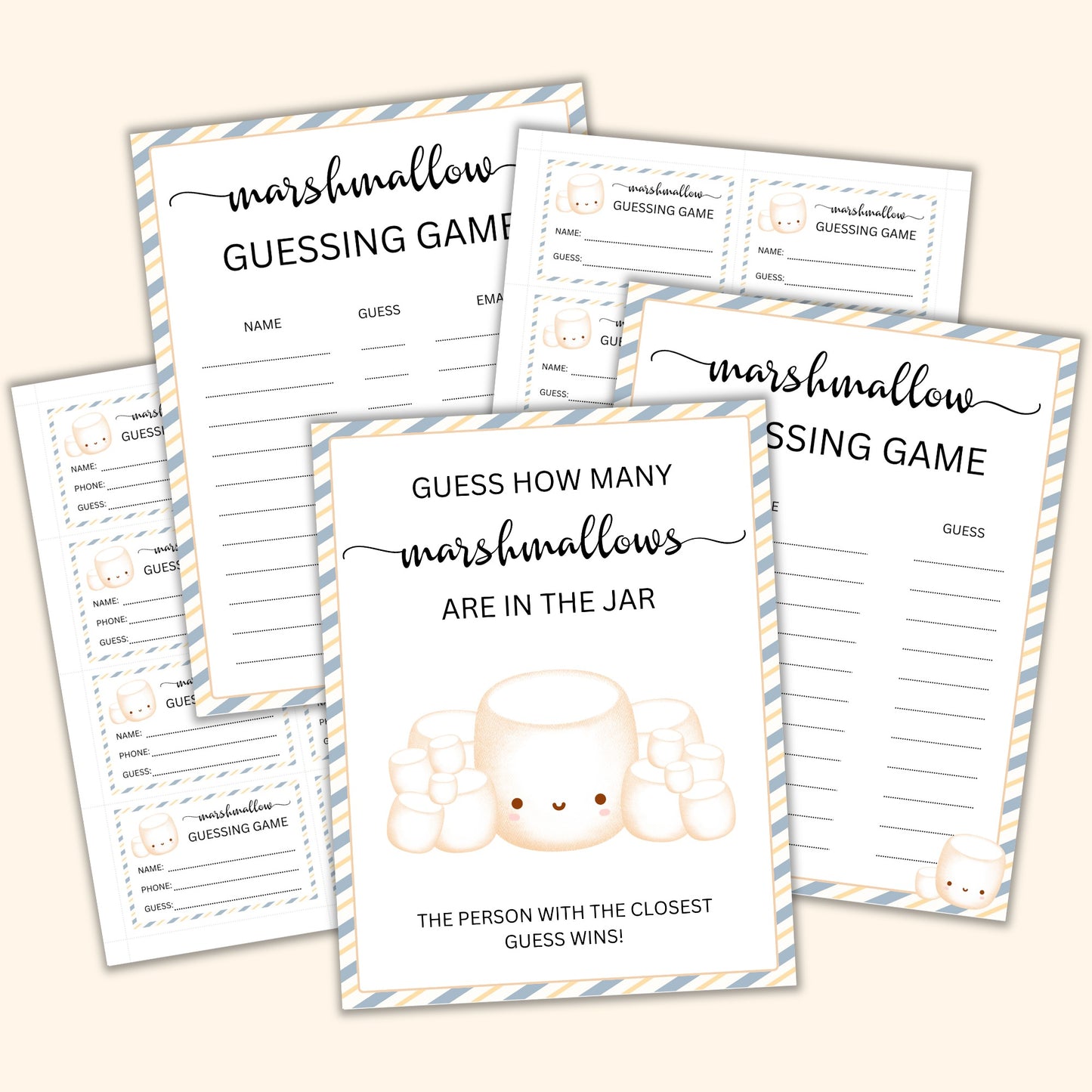 Marshmallow Guessing Game