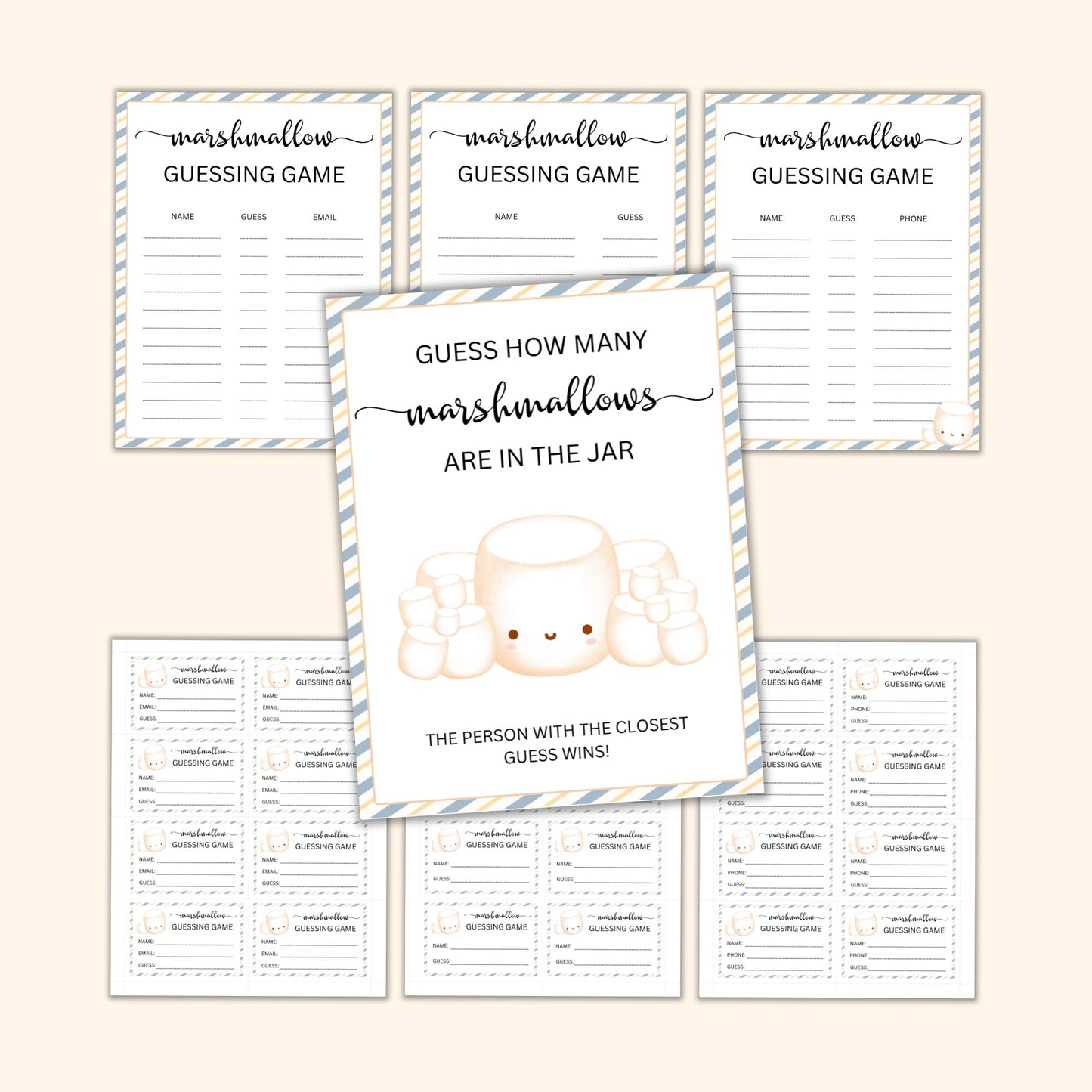 Marshmallow Guessing Game