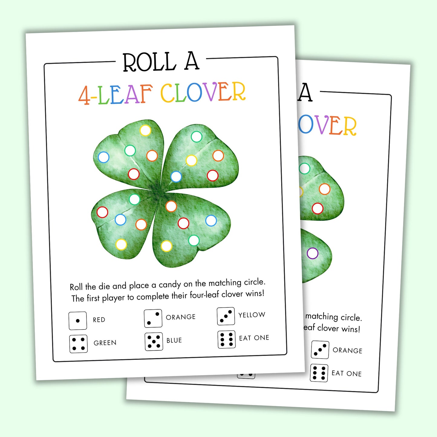 Roll a Clover Game
