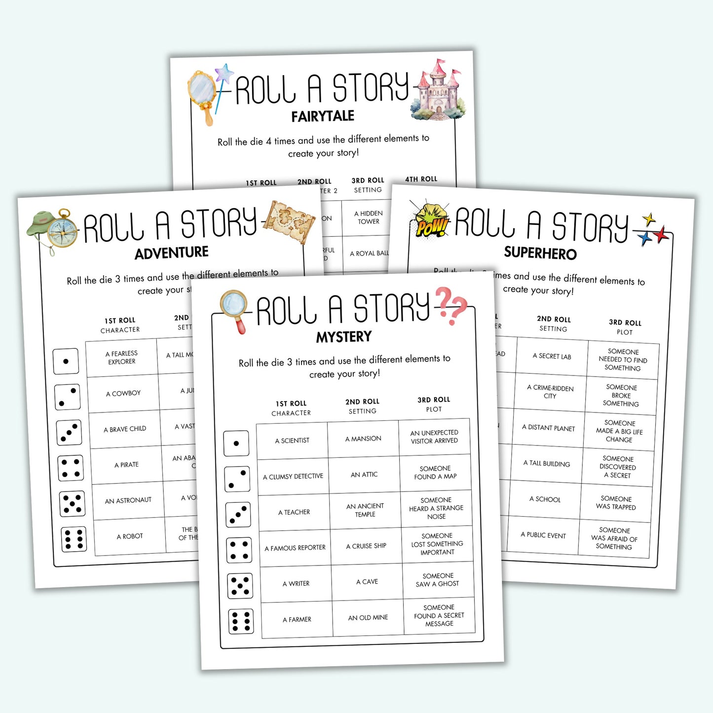 Roll a Story MEGA BUNDLE (20 Themes)