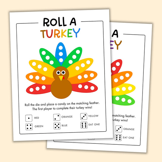 Roll a Turkey Game