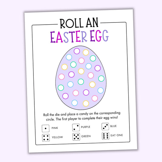 Roll an Easter Egg Game