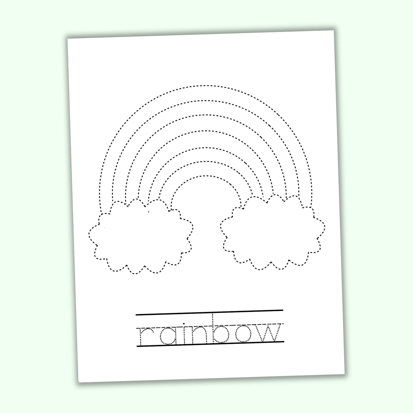 St Patrick's Day Tracing Worksheets