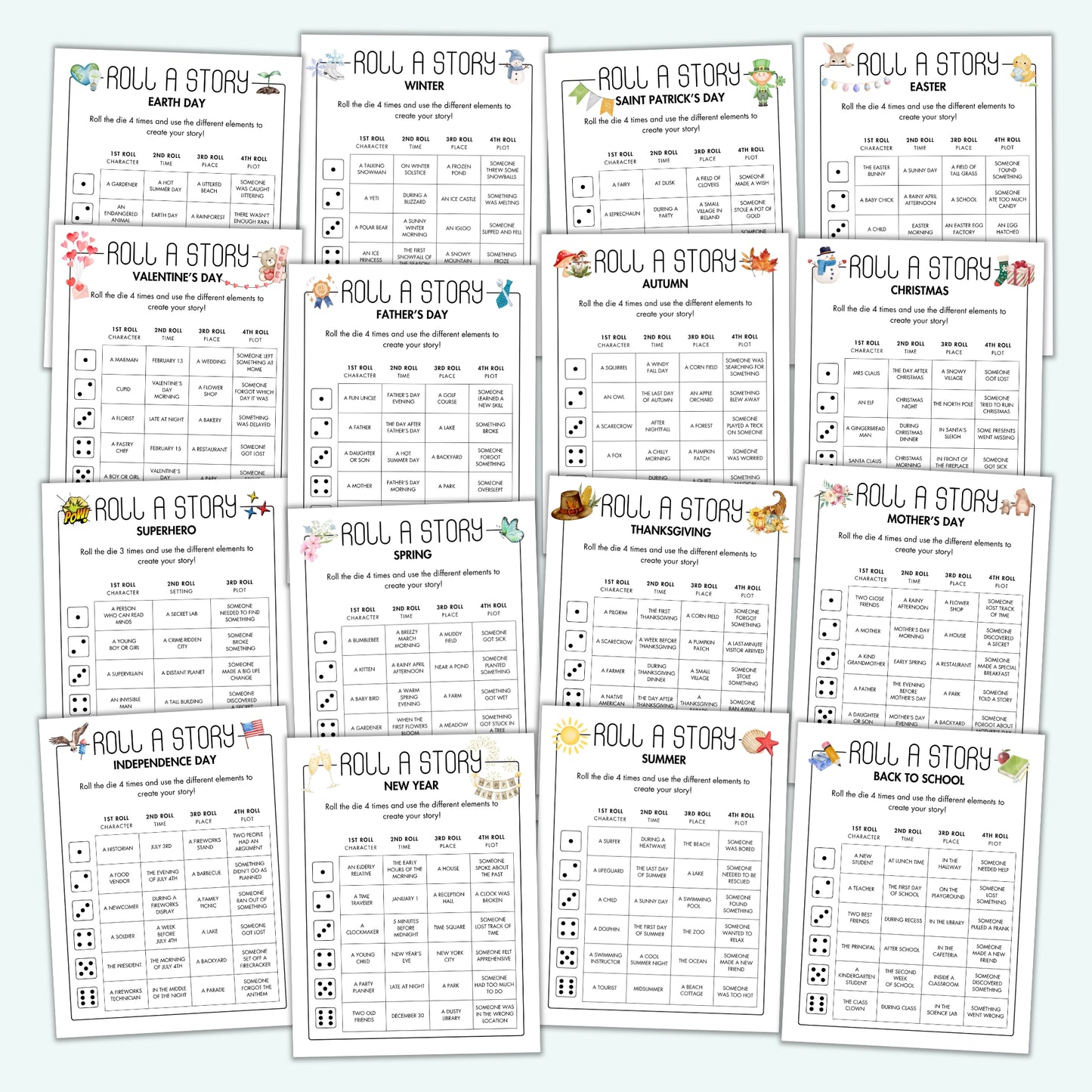 Roll a Story Bundle - Seasonal