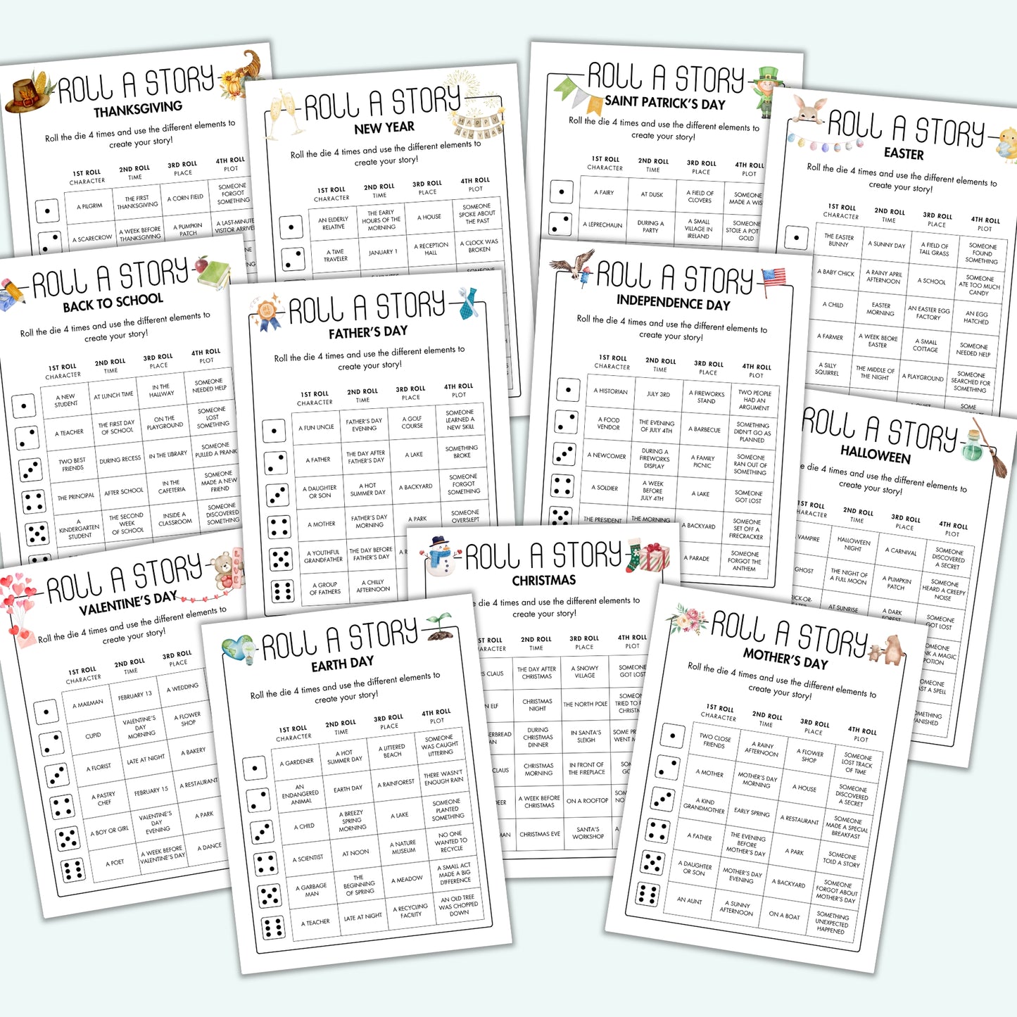 Roll a Story Bundle - Seasonal