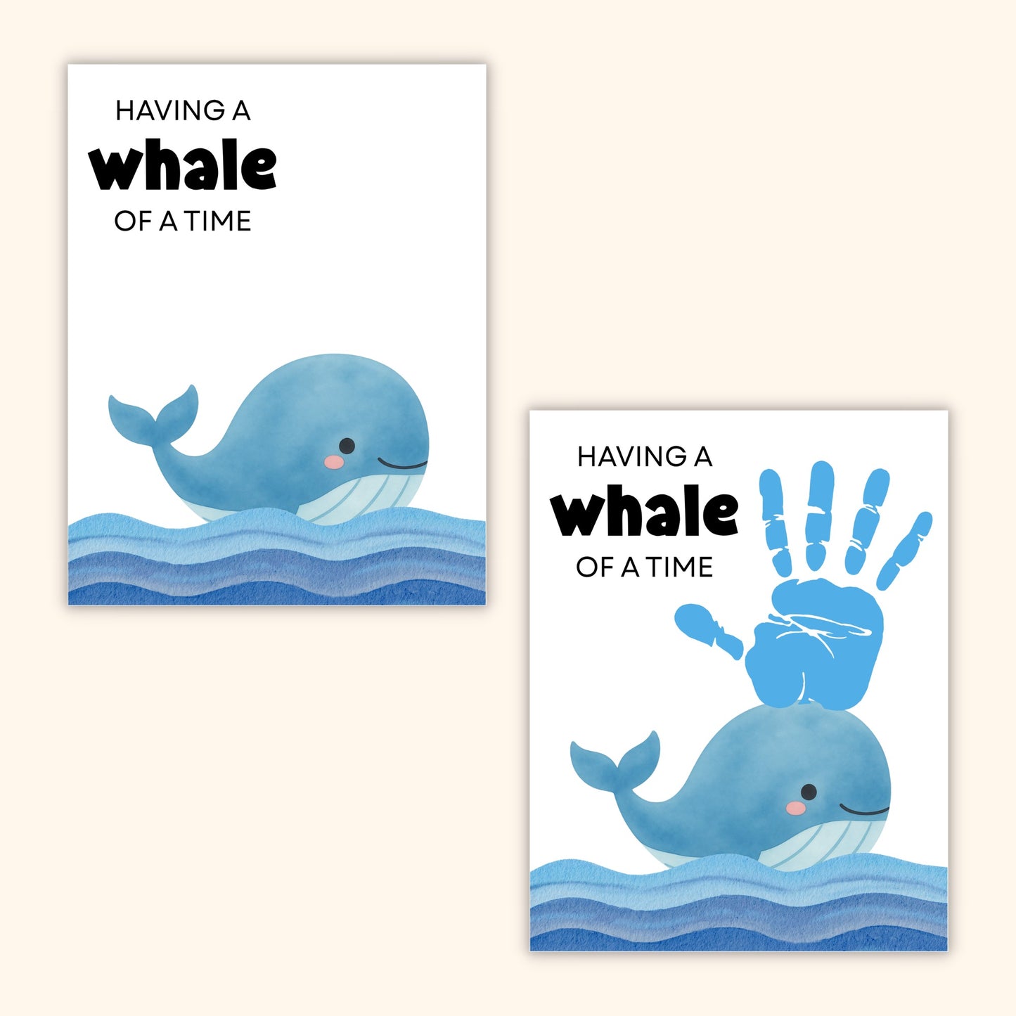 Summer Handprint & Footprint Art Bundle (12 Designs!)
