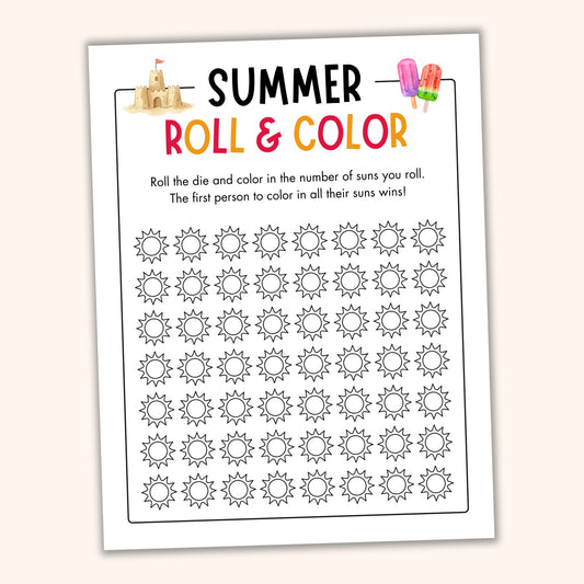 Summer Roll & Color (2 Spelling Variants)