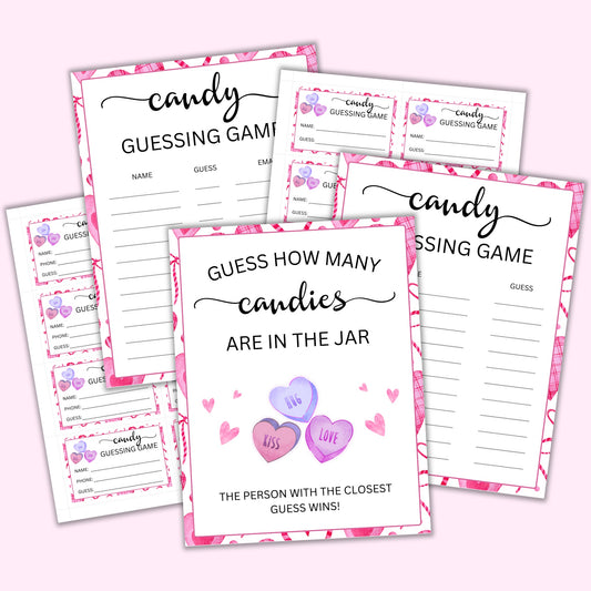 Valentine Candy Guessing Game