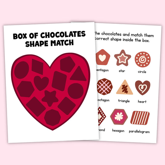 Valentine Chocolate Shape Matching Game