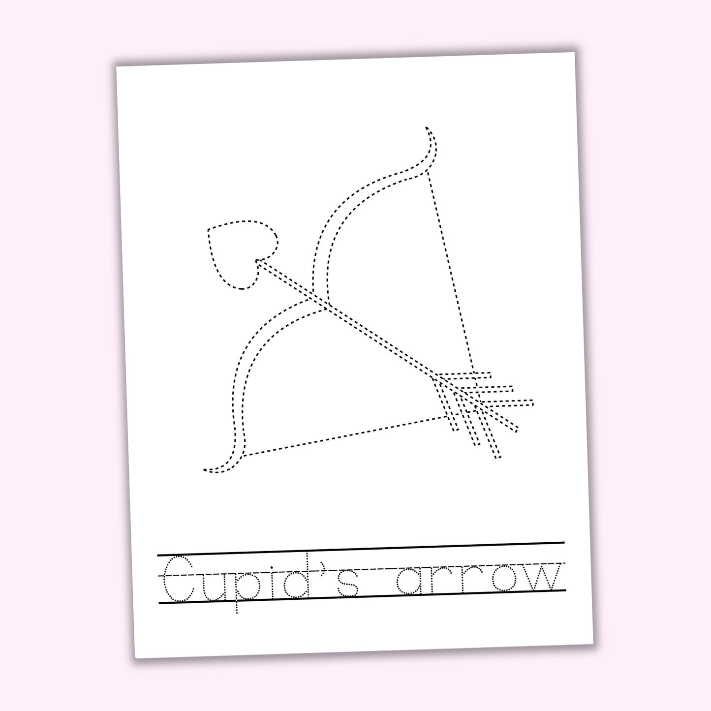 Valentine's Day Tracing Worksheets