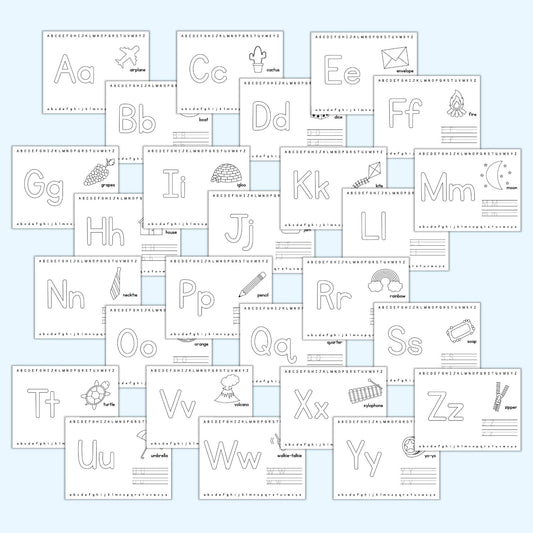 Alphabet Play Dough Mats