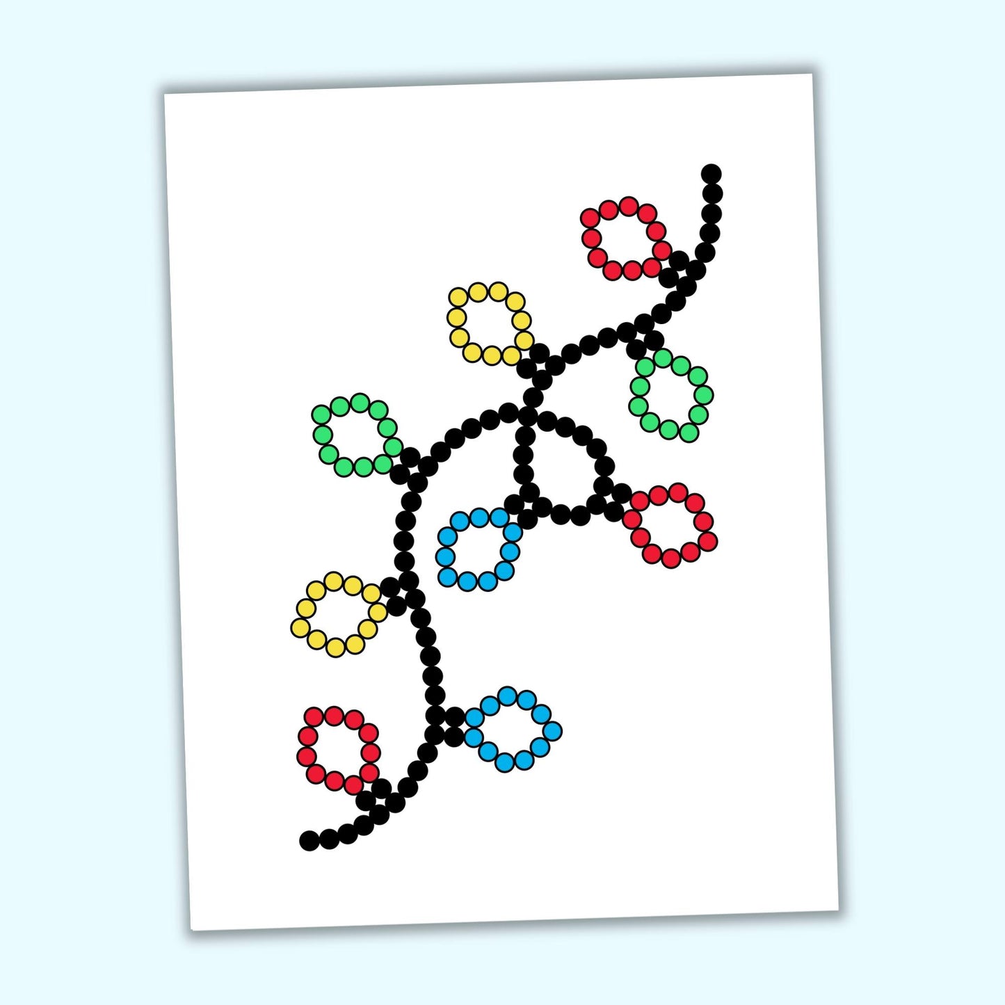 Christmas Q-Tip Sheets