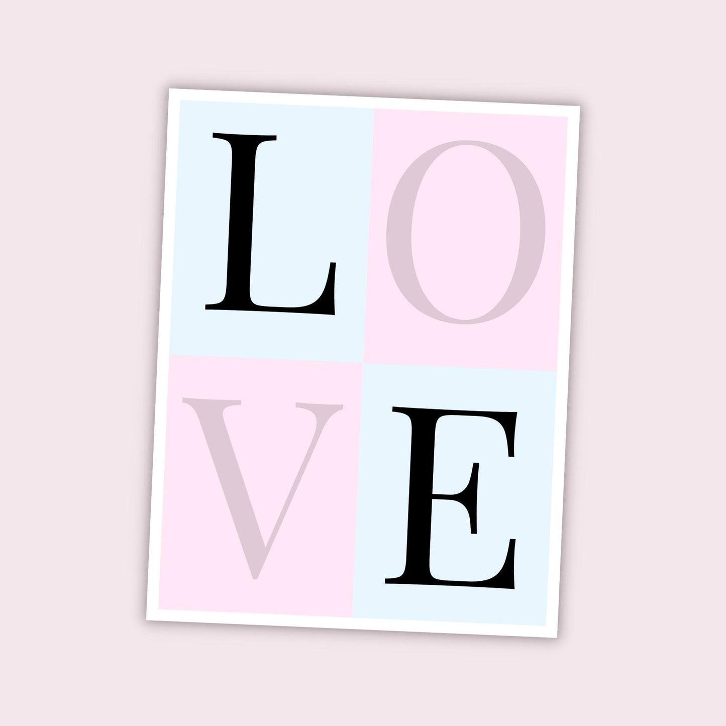 LOVE Baby Handprint & Footprint Kit