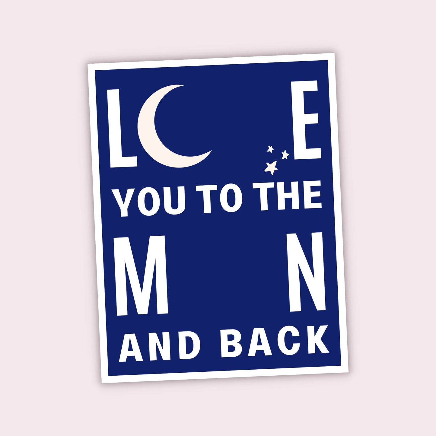 "Love You to the Moon" Baby Handprint & Footprint Kit