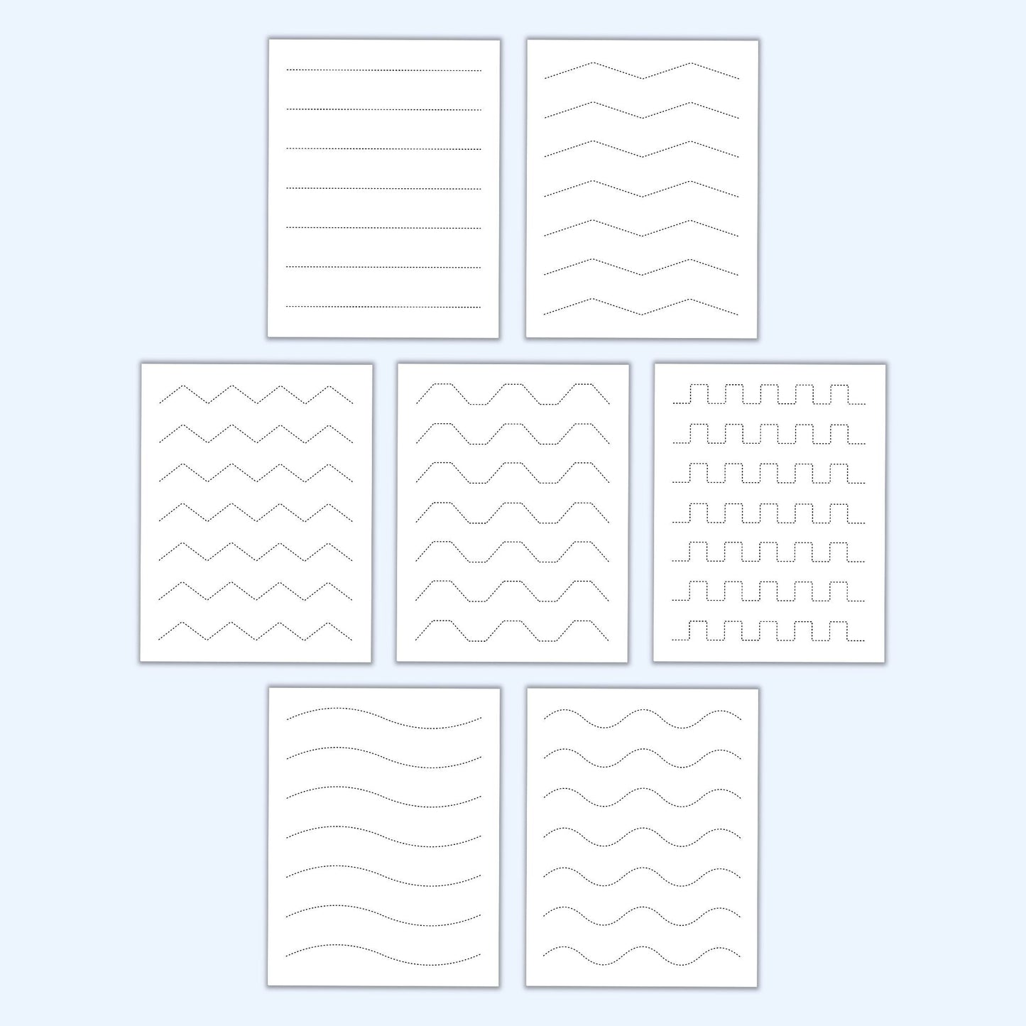 Tracing & Cutting Practice Bundle (41 Pages)