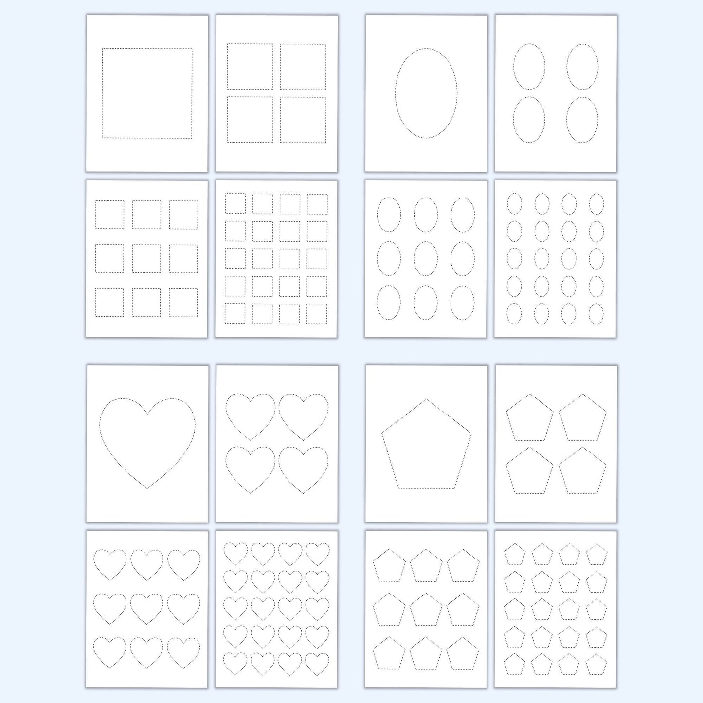 Tracing & Cutting Practice Bundle (41 Pages)