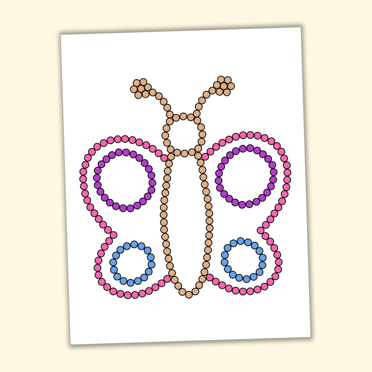 Tip Spring Painting Sheets.pdf Spring Q-Tip Sheets – Printables by The Craft-at-Home Family