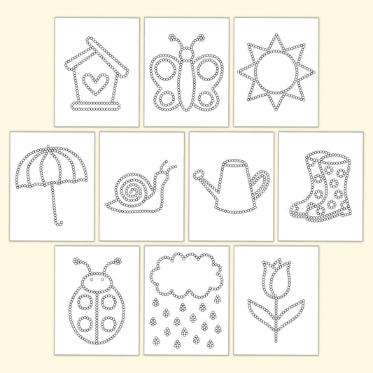 Tip Spring Painting Sheets.pdf Spring Printables – Printables by The Craft-at-Home Family