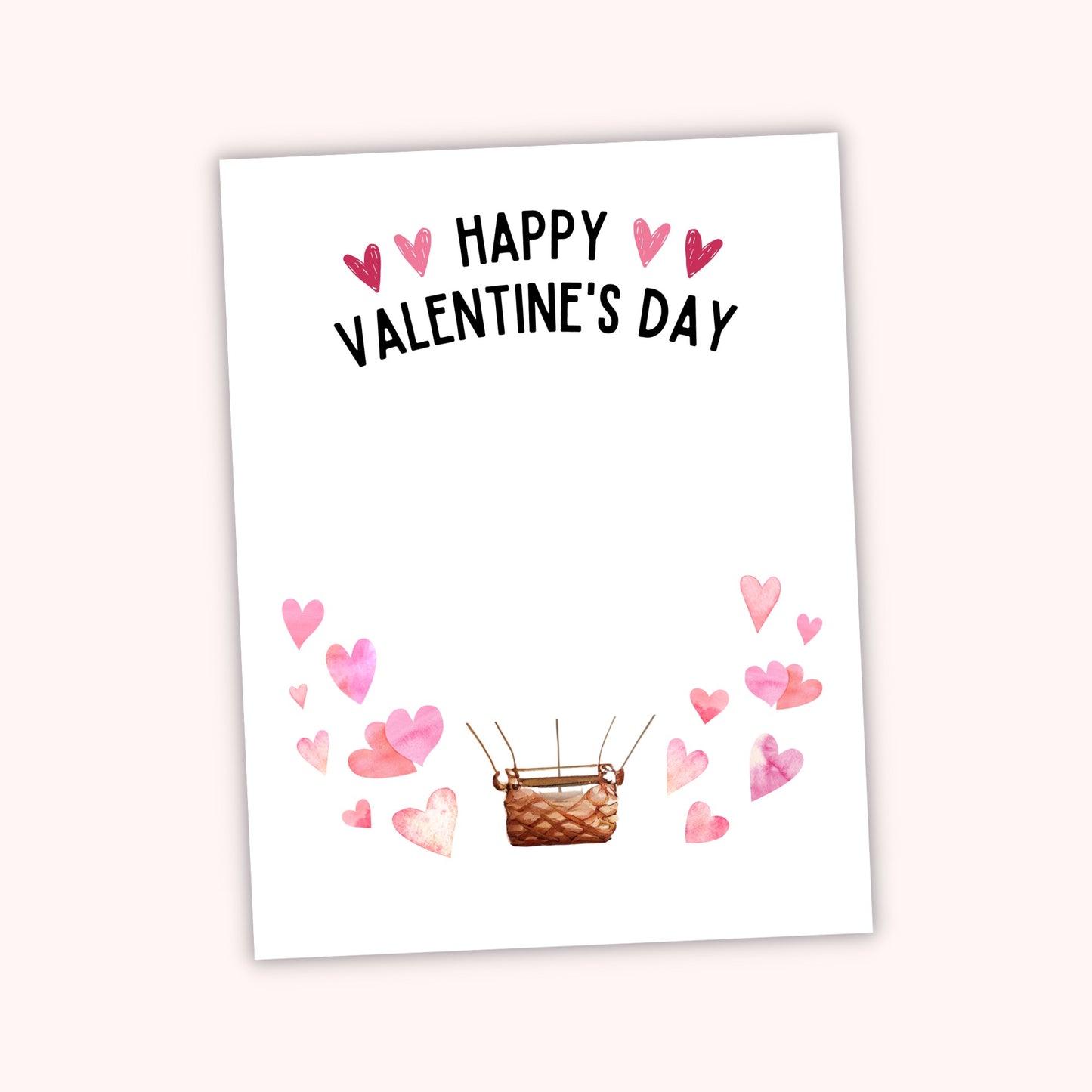 Valentine Hot Air Balloon Handprint Kit