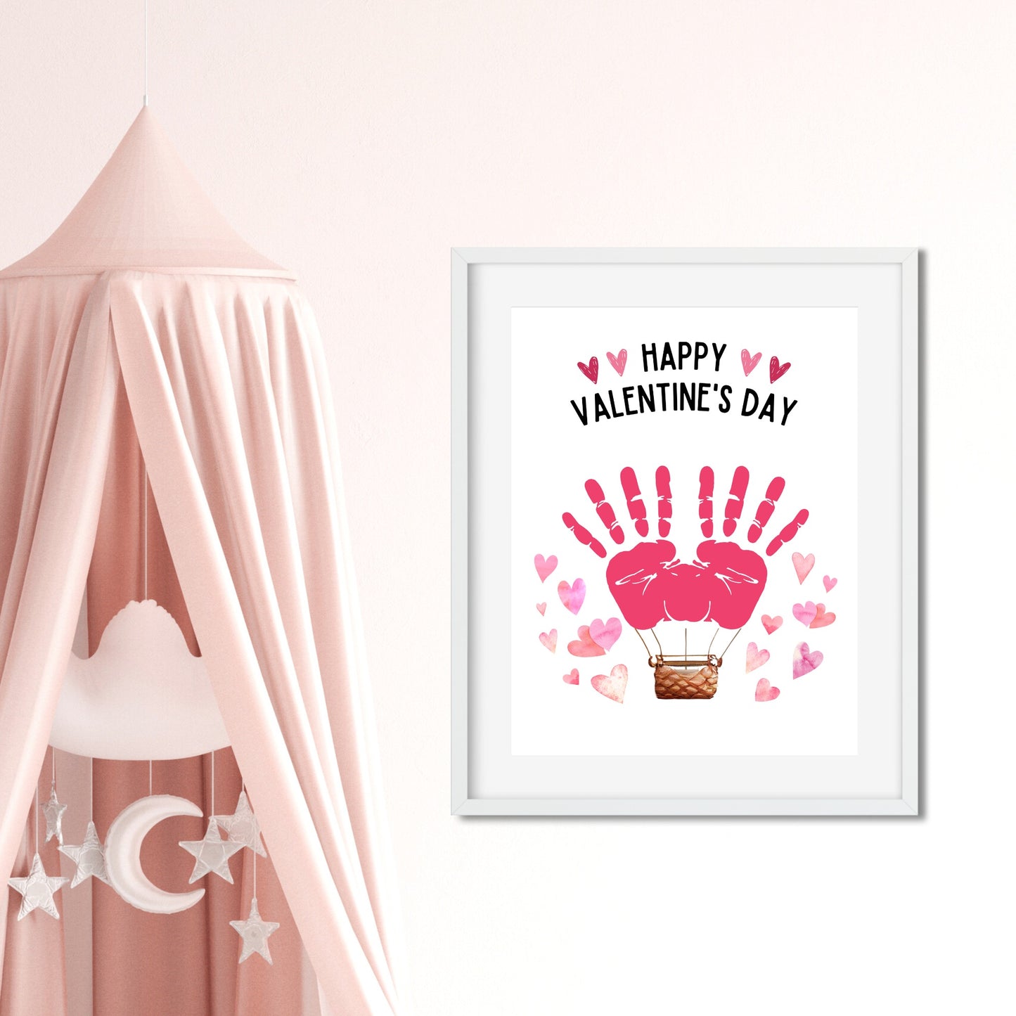 Valentine Hot Air Balloon Handprint Kit